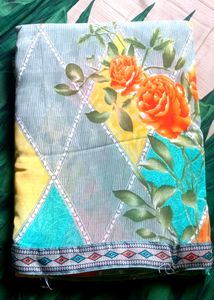 New Printed Saree