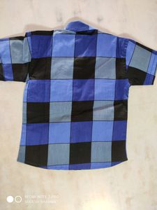 Chack Shart= Half Sleeve =4_5 Years Baby =Blue Colour= Dual Pocket