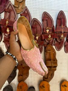 Pink Elegant Mojri For Men 🩷💕