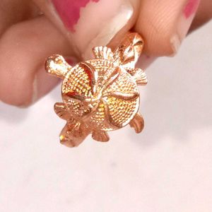 Gold Tone Ring Set (10)