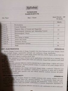 Physics Sample Paper Class 12