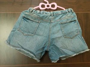 Denim Cut-Off Shorts