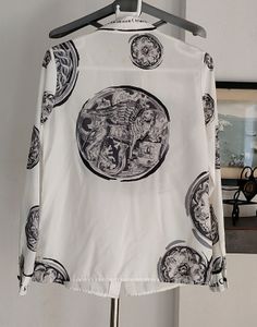Chanel Print Button Up Shirt