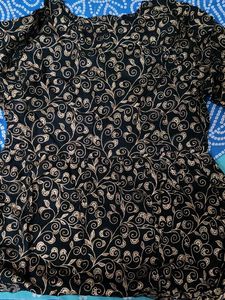 Floral Print Kurta