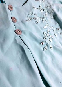 Elegant sky blue Top
