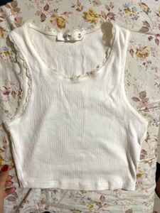 Lace Detail Crop Top