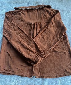 St. Tropez West Gauze Button-Up Shirt