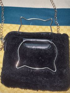 Fuzzy Cat Handbag