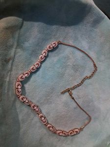 Elegant Crystal Link Necklace