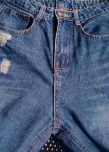 Ripped Wide Leg Jeans