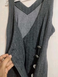 Striped Sleeveless Dress