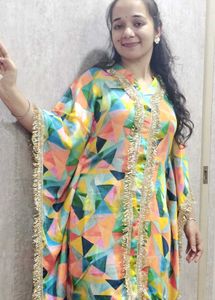 Colorful Kaftan Dress