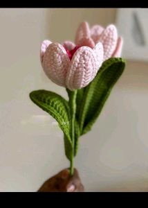 Crochet Heart Flower