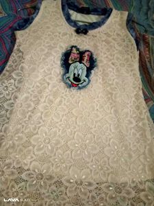 Girls Minnie Mouse Lace Dress