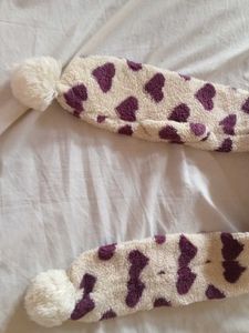 Heart Print Kids Scarf