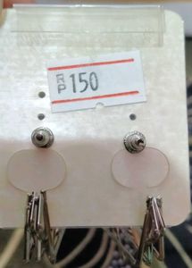 Geometric Silver Earrings