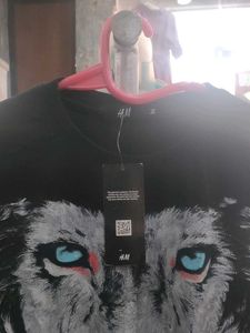 Lion Graphic Black T-Shirt