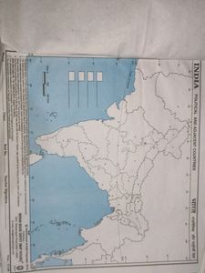 2-4 INDIA Political And Adjacent Countries Map New