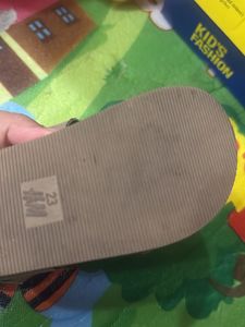 Toddler &#34;Good Things Happen&#34; Sandals