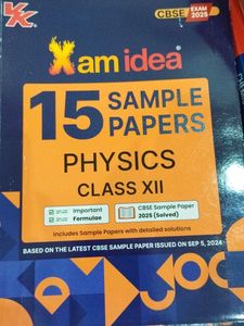 Class 12th Physics Xam Idea sample papers