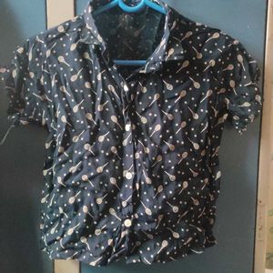 Patterned Casual Shirt