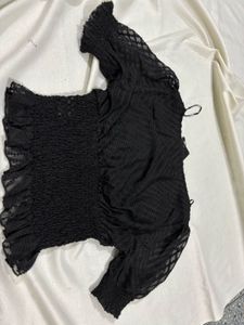 Black Crop Top