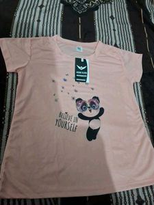 Cute Panda Graphic Tee