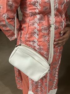 Trendy White Bag