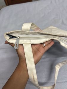 White Handpainted Bag