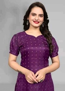 Elegant Purple Kurta