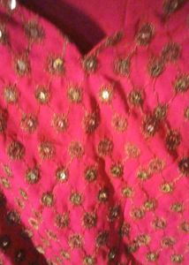 Embroidered Pink Blouse