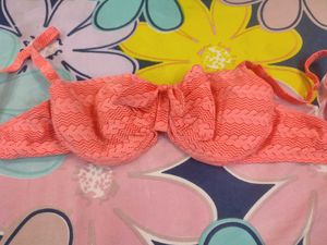 Cute Coral Bikini Top