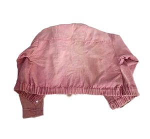 maroon Denim Jacket