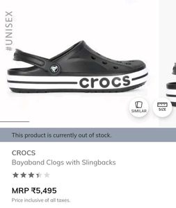 Black Crocs Bayaband Clogs