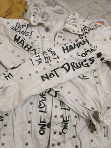 Unique Graphic Denim Jacket