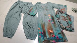 Floral Kurta Set 3 piece