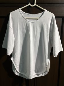 Minimalist Dazy Oversized White Tee 🤍✨