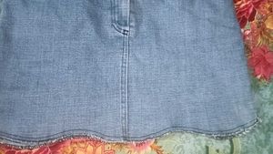 Denim Mini Skirt