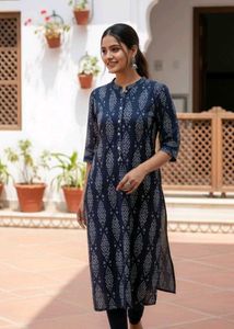 Indigo office wear formal kurta 💕