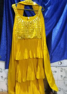 Yellow Layered Dress
