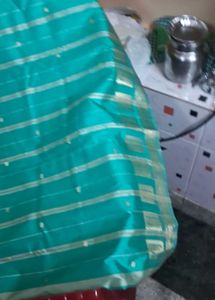 Sea Green Color Mysore Silk New Saree