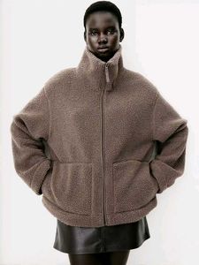 🔻PRICE DROP - H&M Teddy Jacket - Dark Beige
