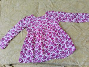 Pink Floral Print Tunic