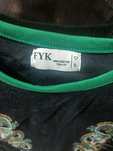 Fyk Crop Top Y2k