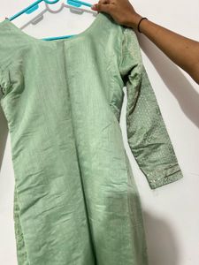 Mint Green Sequin Salwar Kameez