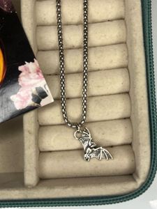 anti-tarnished batman necklace