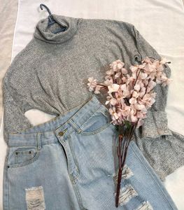 🎁Buy1 Get1 Free Turkey Gray Turtleneck Sweater