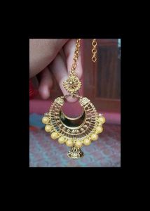 Ethnic Gold Tone Maang Tikka