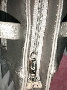 Lavie Silver Tote Bag