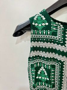 Green Sleeveless Jumpsuit